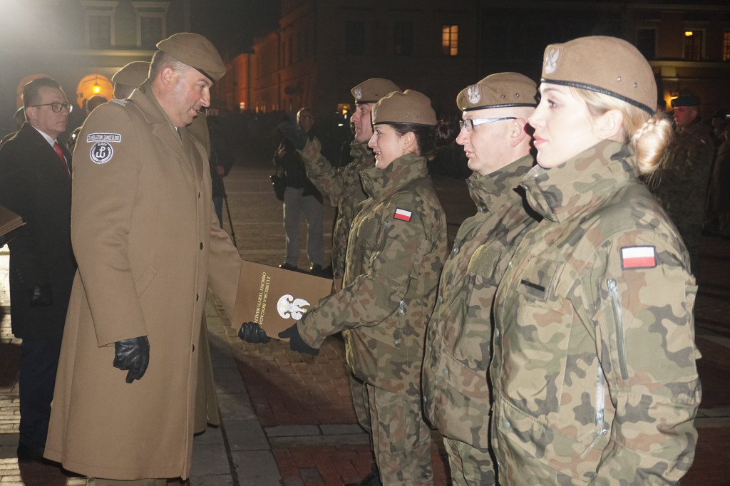 Manifestacja patriotyczna w Zamościu