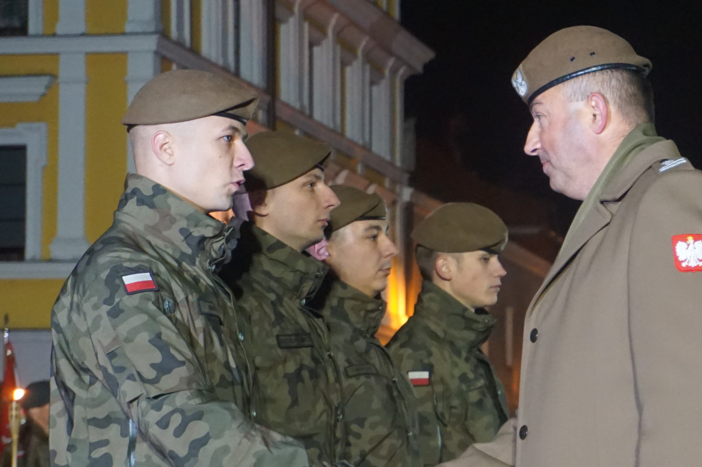 Manifestacja patriotyczna w Zamościu