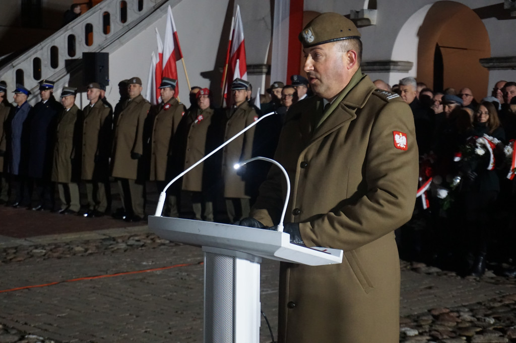 Manifestacja patriotyczna w Zamościu