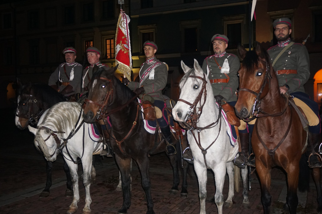 Manifestacja patriotyczna w Zamościu