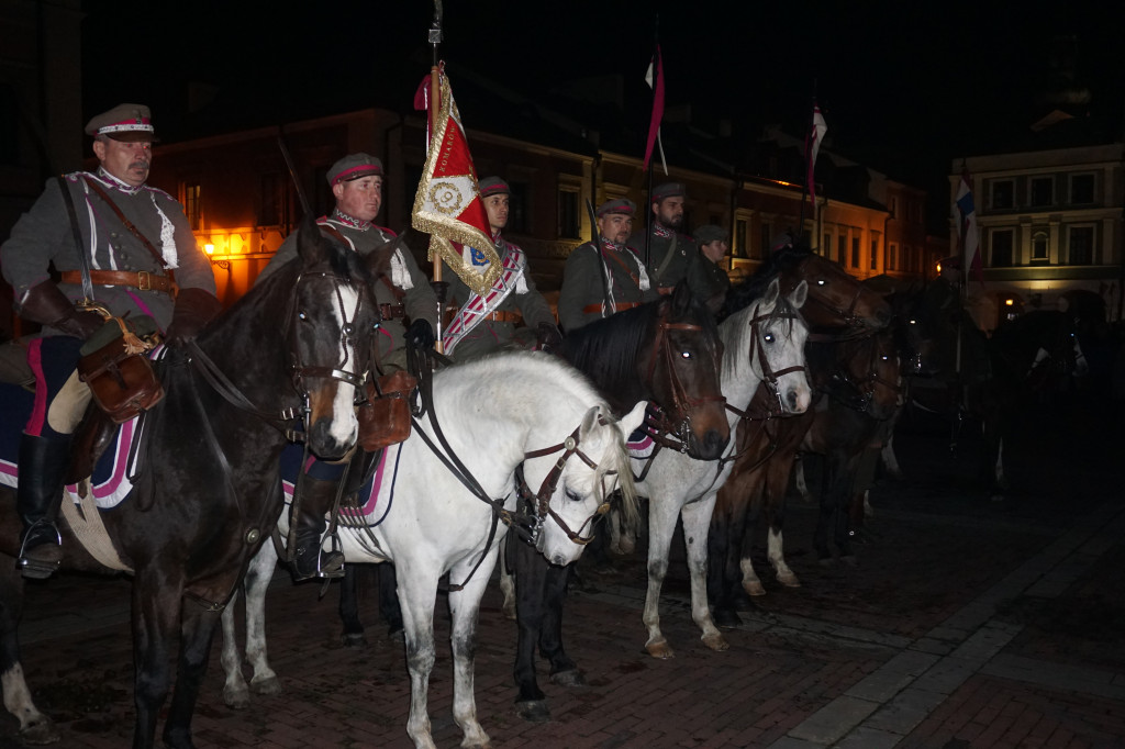 Manifestacja patriotyczna w Zamościu