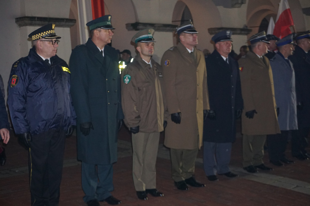 Manifestacja patriotyczna w Zamościu