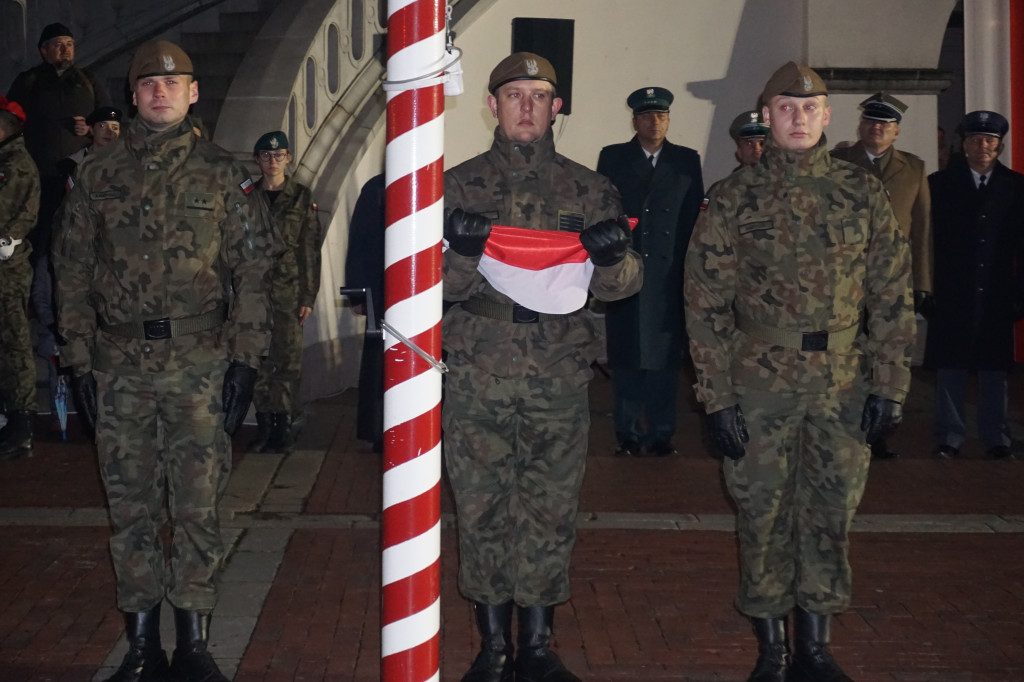 Manifestacja patriotyczna w Zamościu