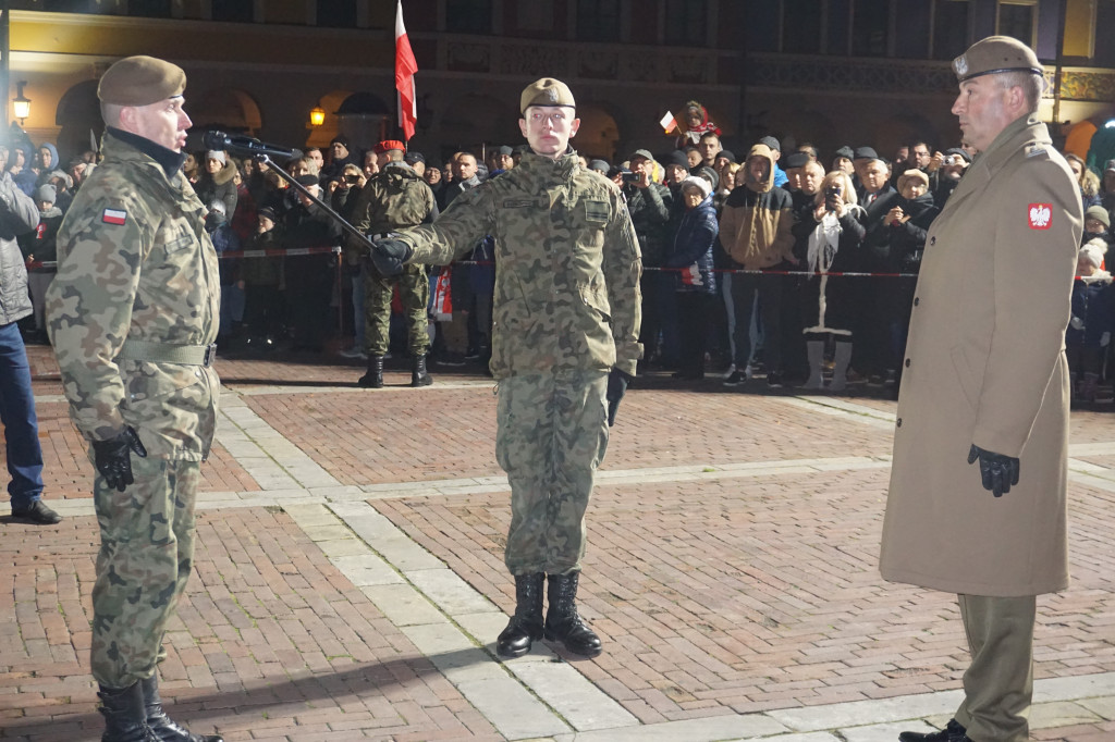 Manifestacja patriotyczna w Zamościu