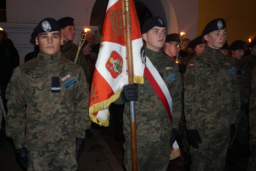 Manifestacja patriotyczna w Zamościu