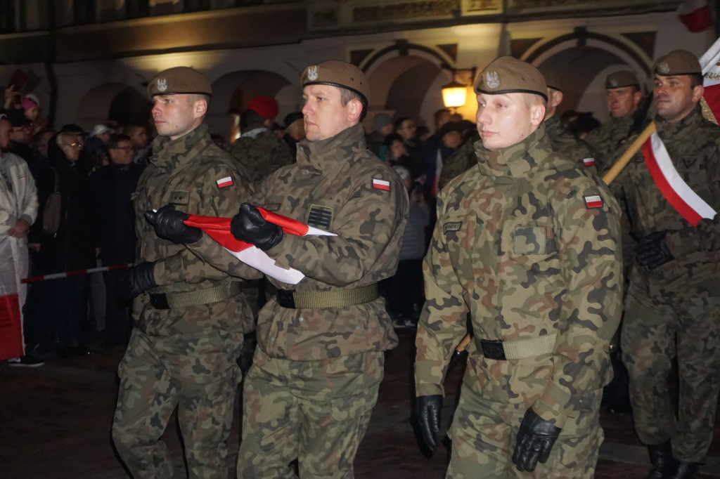 Manifestacja patriotyczna w Zamościu