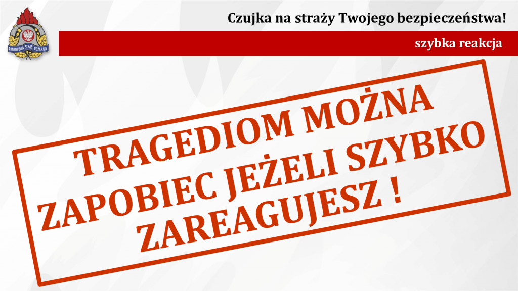 Czujka na straży Twojego bezpieczeństwa!