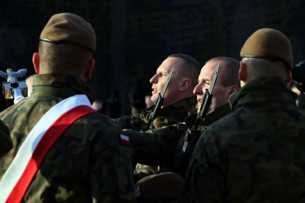 Uroczystość lubelskich Terytorialsów w Hrubieszowie