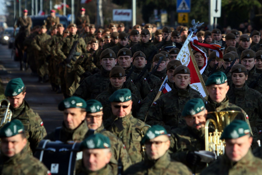 Uroczystość lubelskich Terytorialsów w Hrubieszowie