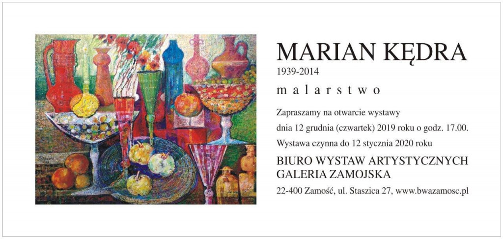 Malarstwo Mariana Kędry  w BWA