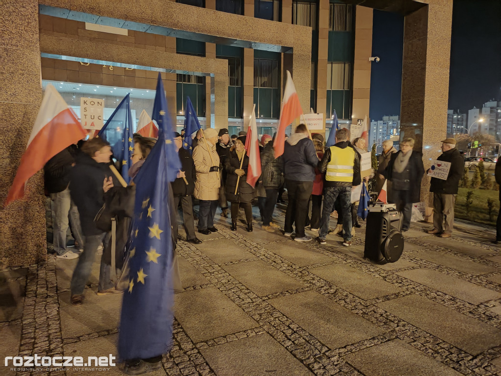 Protest pod zamojskim Sądem