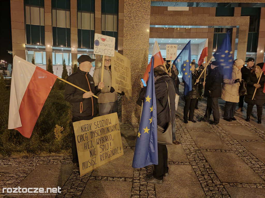 Protest pod zamojskim Sądem