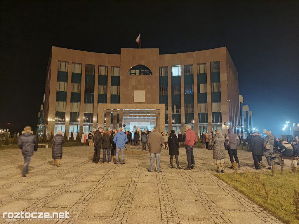 Protest pod zamojskim Sądem