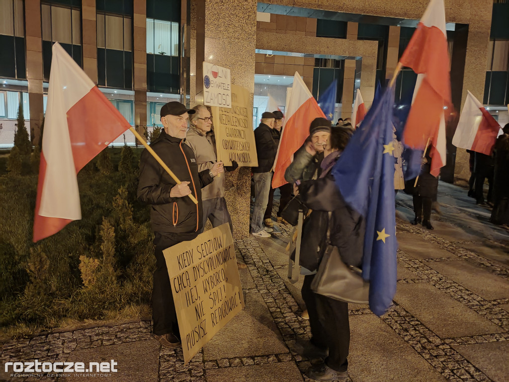 Protest pod zamojskim Sądem