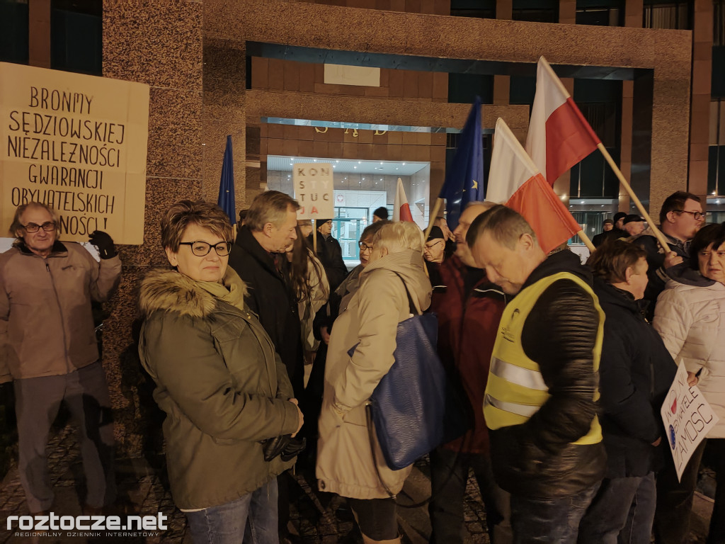 Protest pod zamojskim Sądem