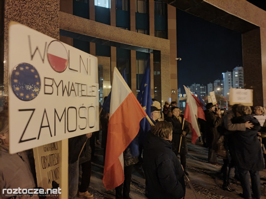 Protest pod zamojskim Sądem