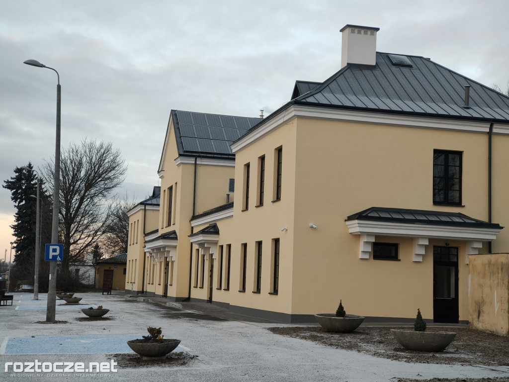 Remont budynku dworca PKP