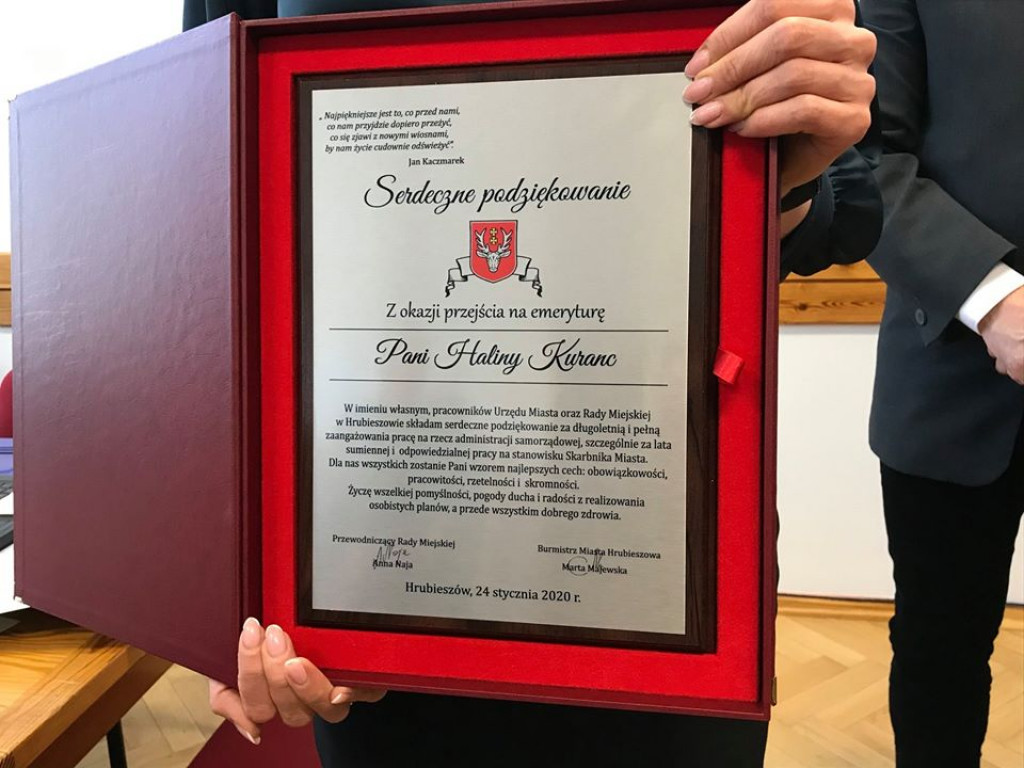 Nowa Skarbnik Miasta Hrubieszowa