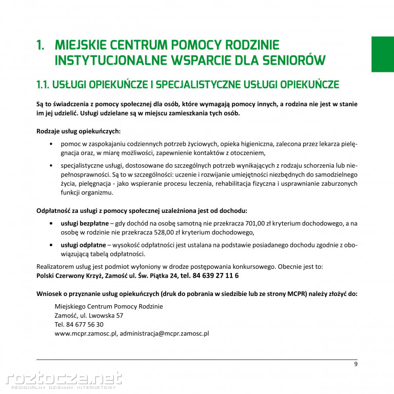 IV sesja Zamojskiej Rady Seniorów