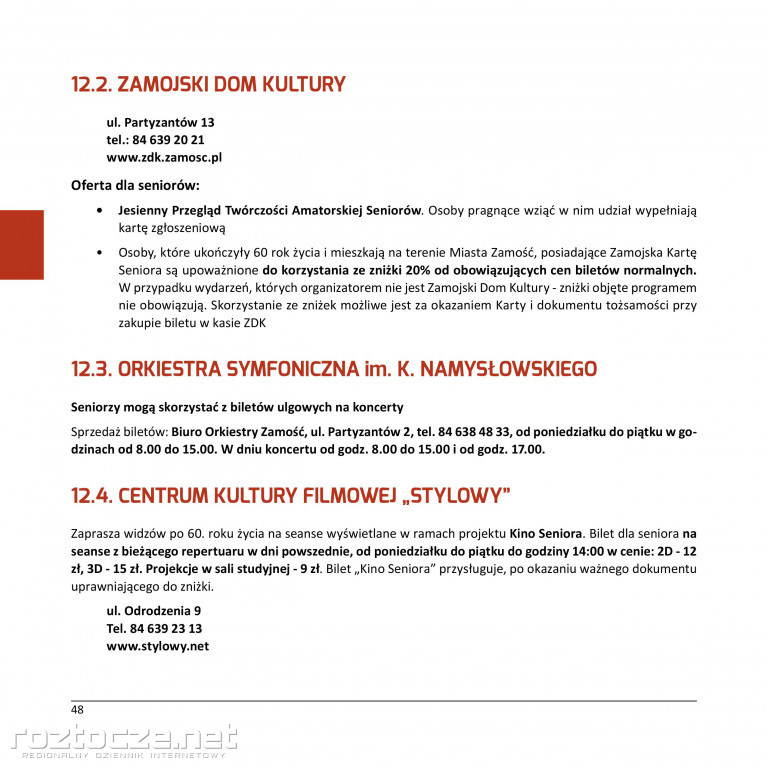 IV sesja Zamojskiej Rady Seniorów