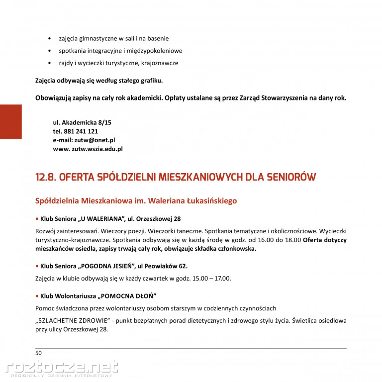 IV sesja Zamojskiej Rady Seniorów