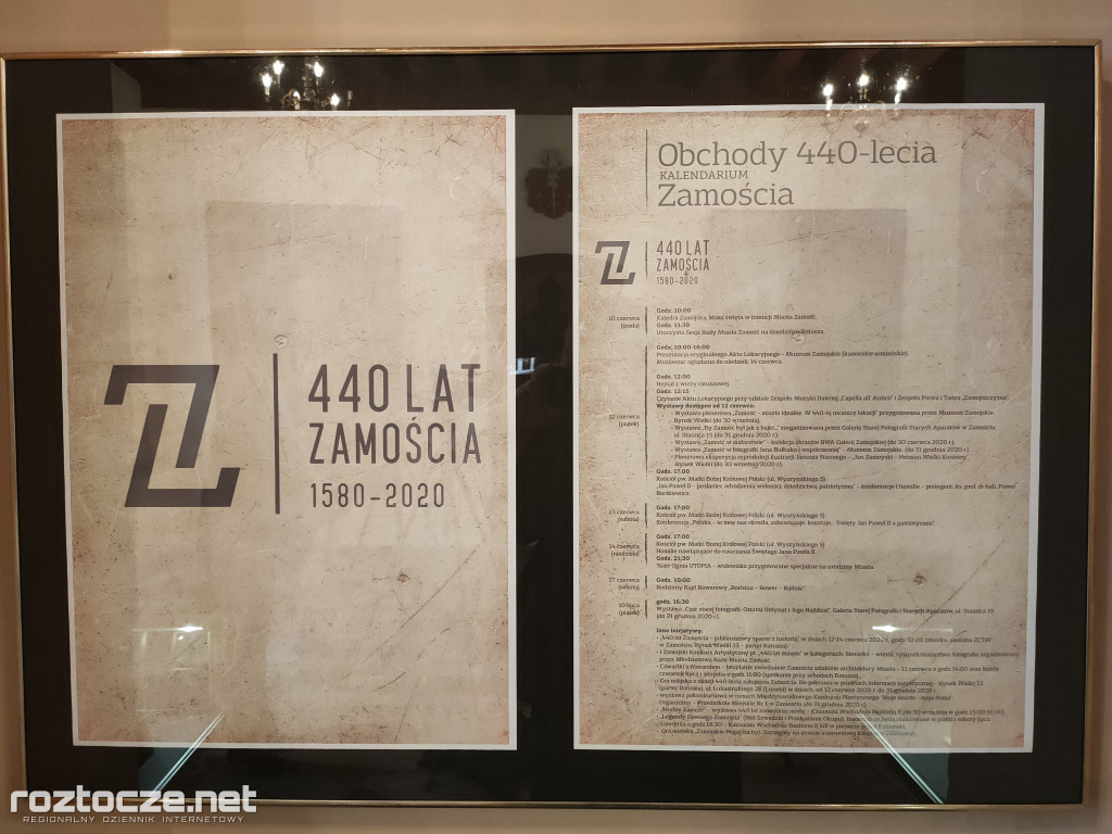 Zaproszenie na 440-lecie Zamościa