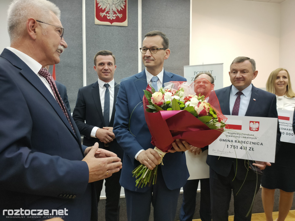 Premier Mateusz Morawiecki w Zamościu