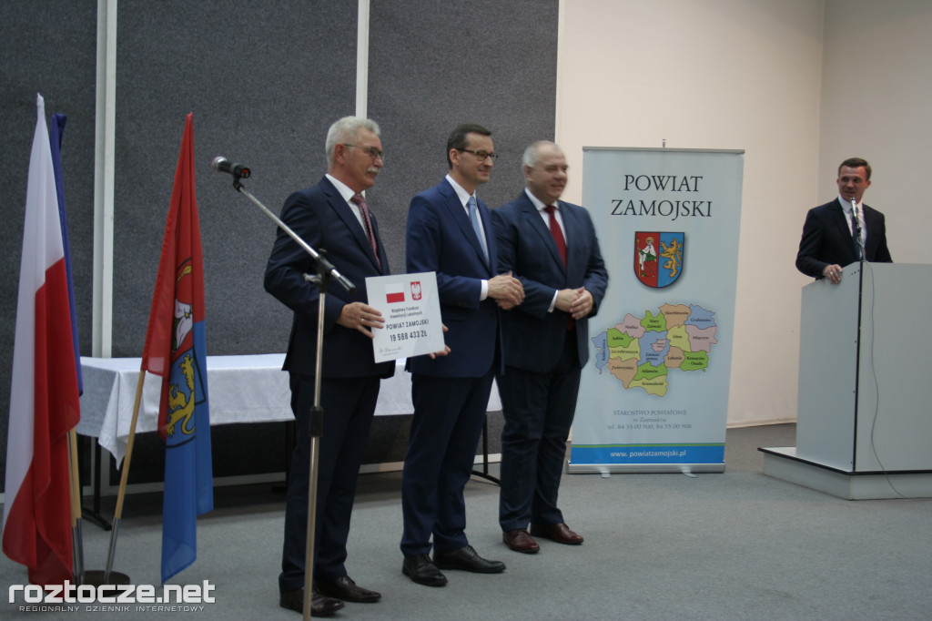 Premier Mateusz Morawiecki w Zamościu