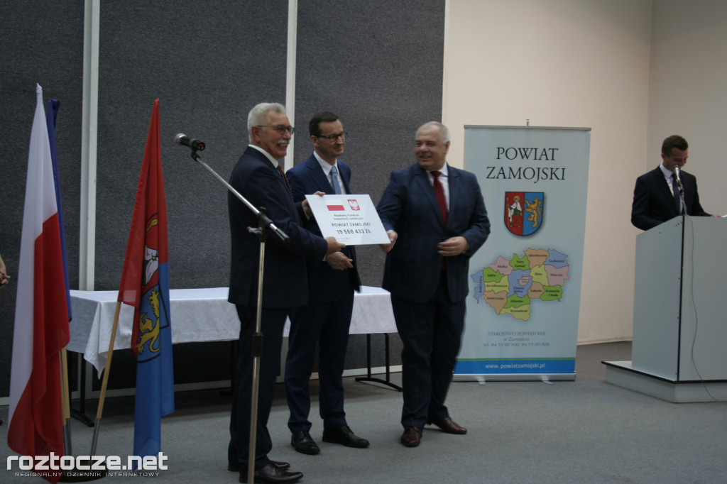 Premier Mateusz Morawiecki w Zamościu