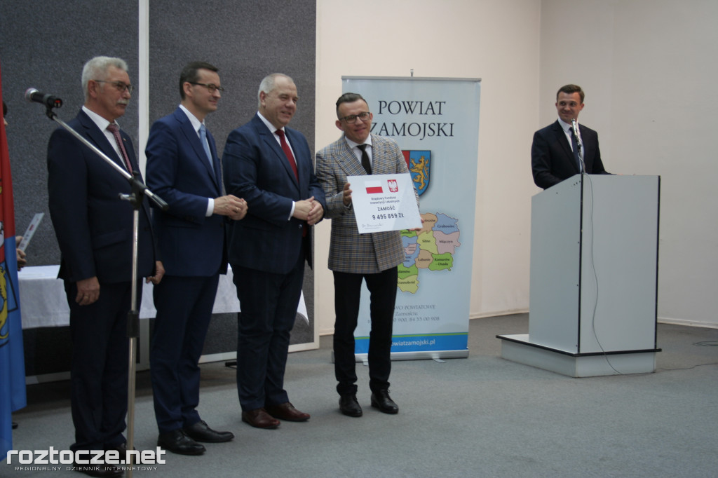 Premier Mateusz Morawiecki w Zamościu