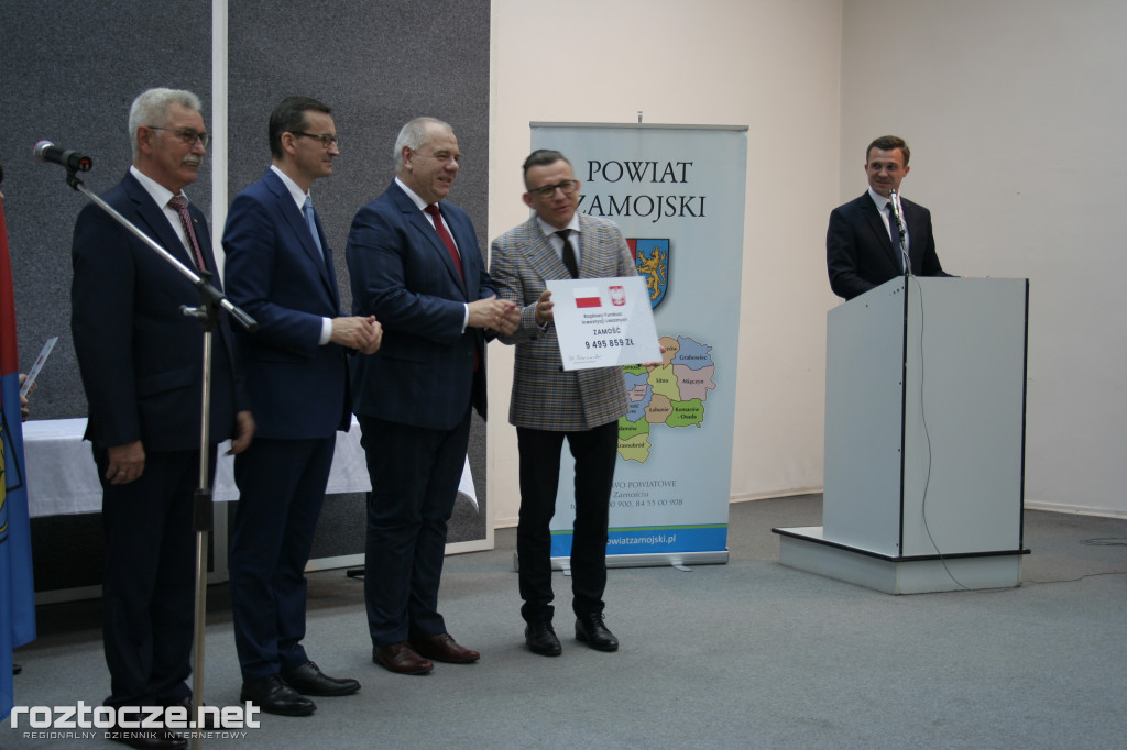 Premier Mateusz Morawiecki w Zamościu