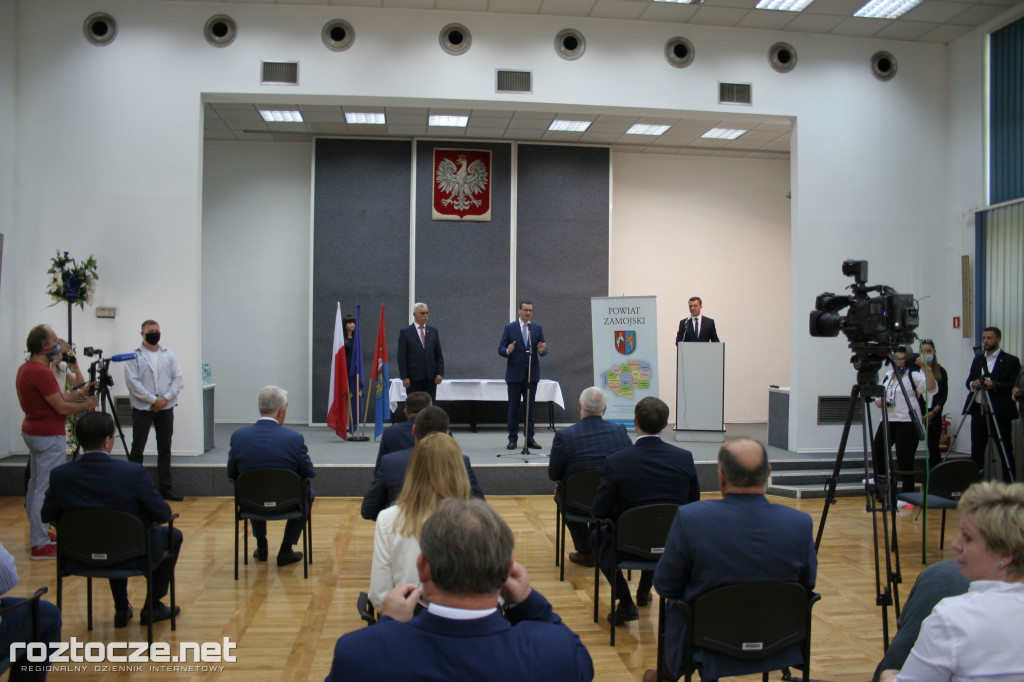 Premier Mateusz Morawiecki w Zamościu