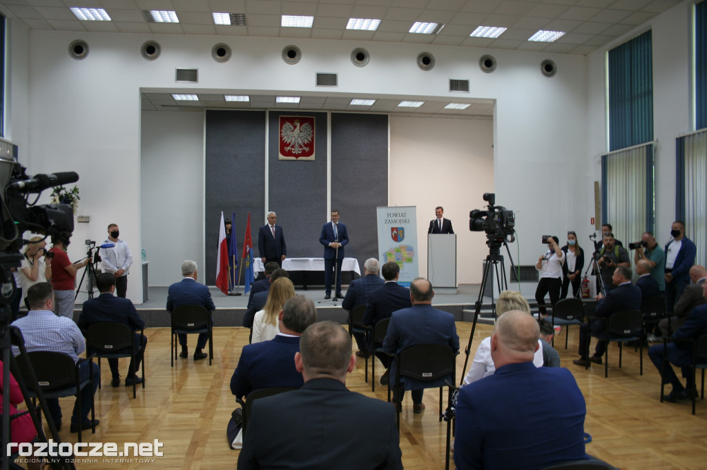 Premier Mateusz Morawiecki w Zamościu