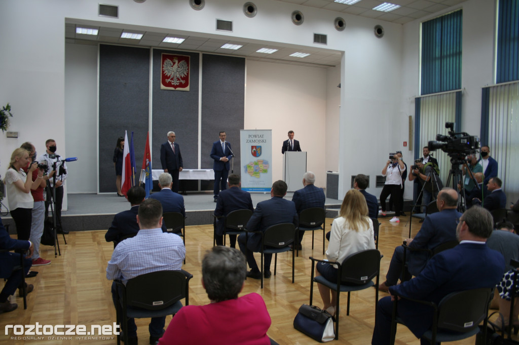 Premier Mateusz Morawiecki w Zamościu