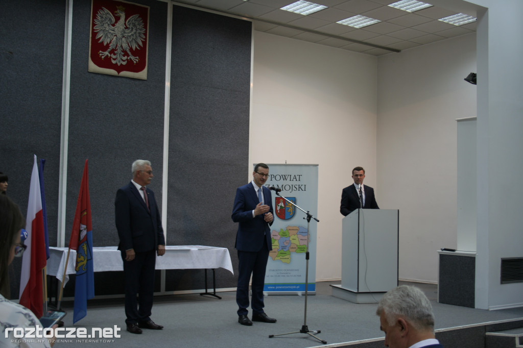 Premier Mateusz Morawiecki w Zamościu