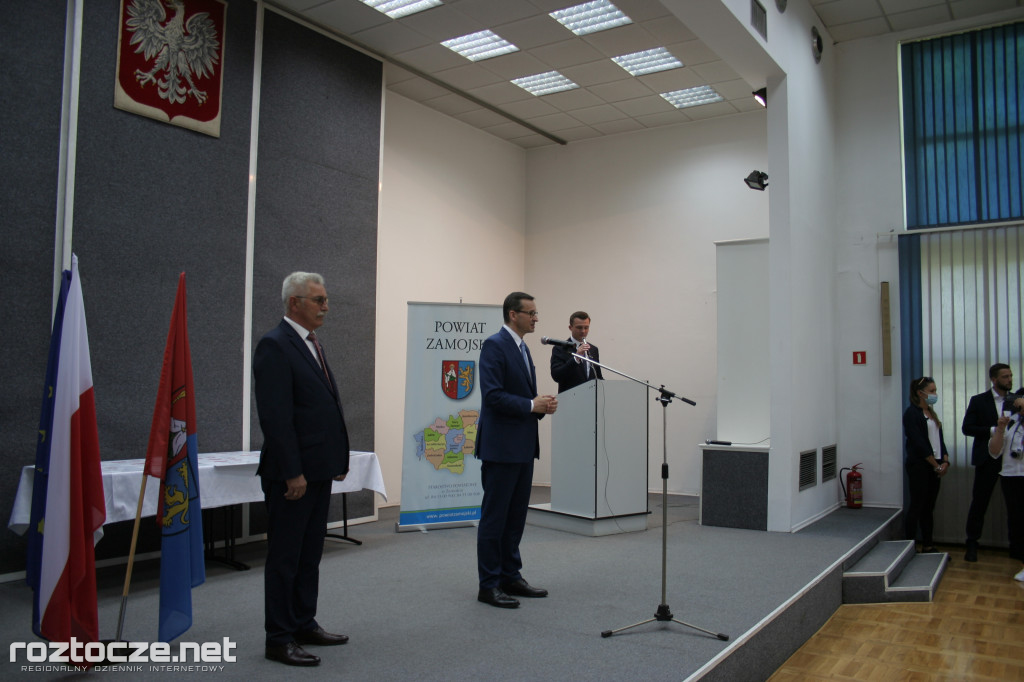 Premier Mateusz Morawiecki w Zamościu