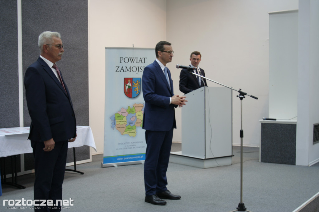 Premier Mateusz Morawiecki w Zamościu