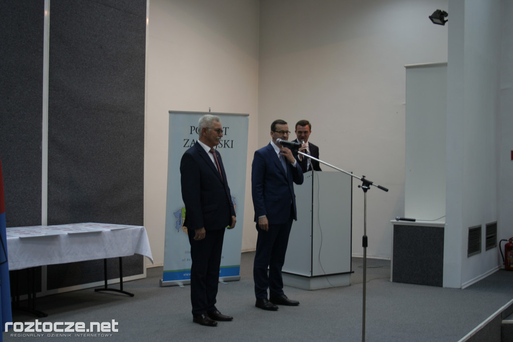 Premier Mateusz Morawiecki w Zamościu