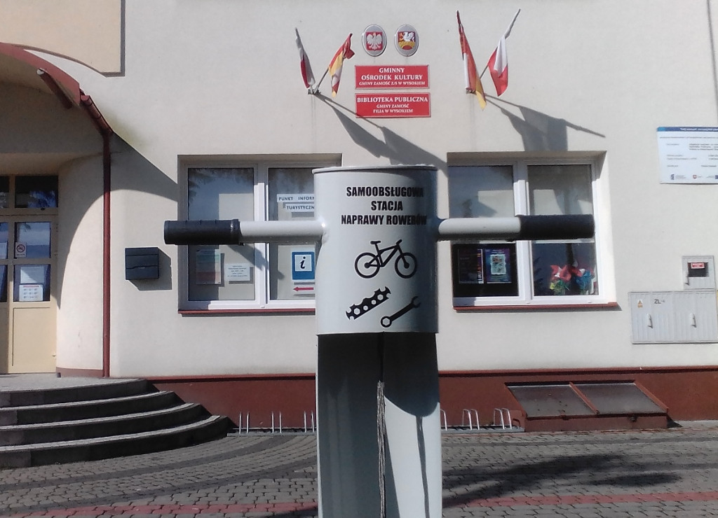 Stacje rowerowe i Punkt Informacji Turystycznej w Gminie Zamość