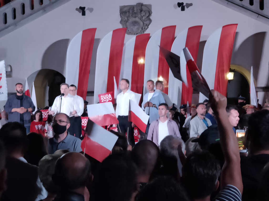 Burzliwy koniec kampanii w Zamościu! Andrzej Duda! Rafał Trzaskowski!