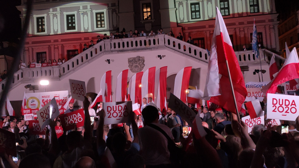 Burzliwy koniec kampanii w Zamościu! Andrzej Duda! Rafał Trzaskowski!
