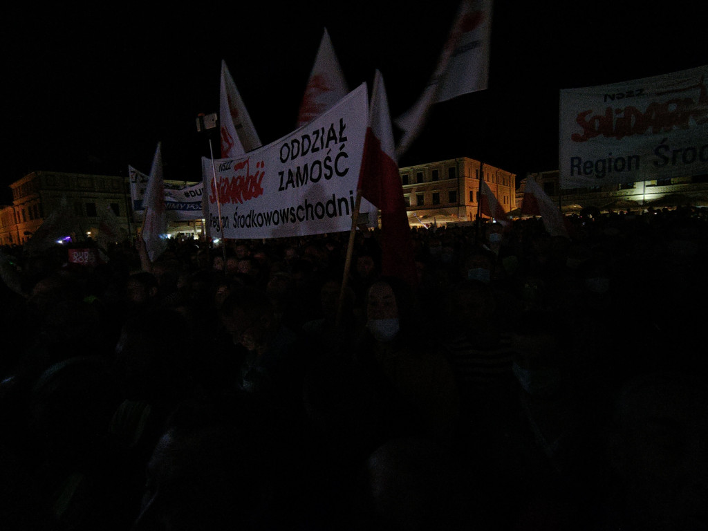Burzliwy koniec kampanii w Zamościu! Andrzej Duda! Rafał Trzaskowski!