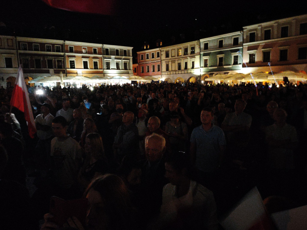 Burzliwy koniec kampanii w Zamościu! Andrzej Duda! Rafał Trzaskowski!