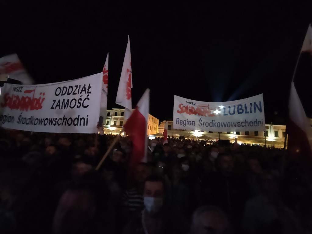 Burzliwy koniec kampanii w Zamościu! Andrzej Duda! Rafał Trzaskowski!