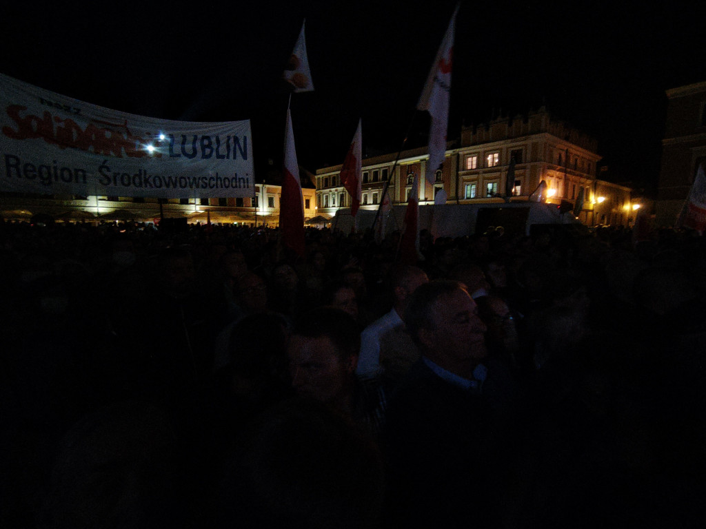 Burzliwy koniec kampanii w Zamościu! Andrzej Duda! Rafał Trzaskowski!