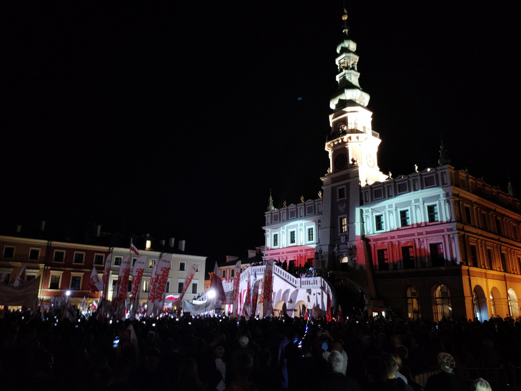 Burzliwy koniec kampanii w Zamościu! Andrzej Duda! Rafał Trzaskowski!