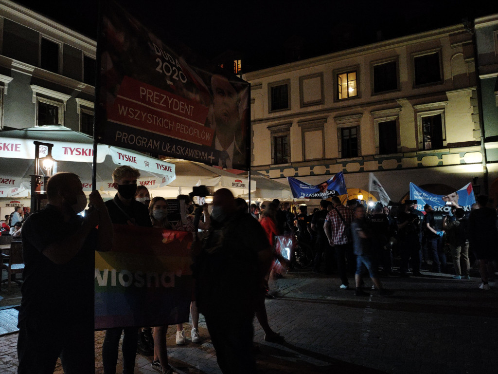 Burzliwy koniec kampanii w Zamościu! Andrzej Duda! Rafał Trzaskowski!