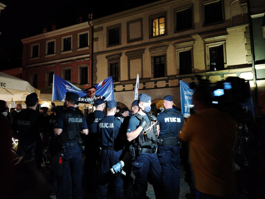 Burzliwy koniec kampanii w Zamościu! Andrzej Duda! Rafał Trzaskowski!