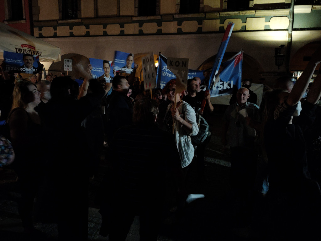 Burzliwy koniec kampanii w Zamościu! Andrzej Duda! Rafał Trzaskowski!