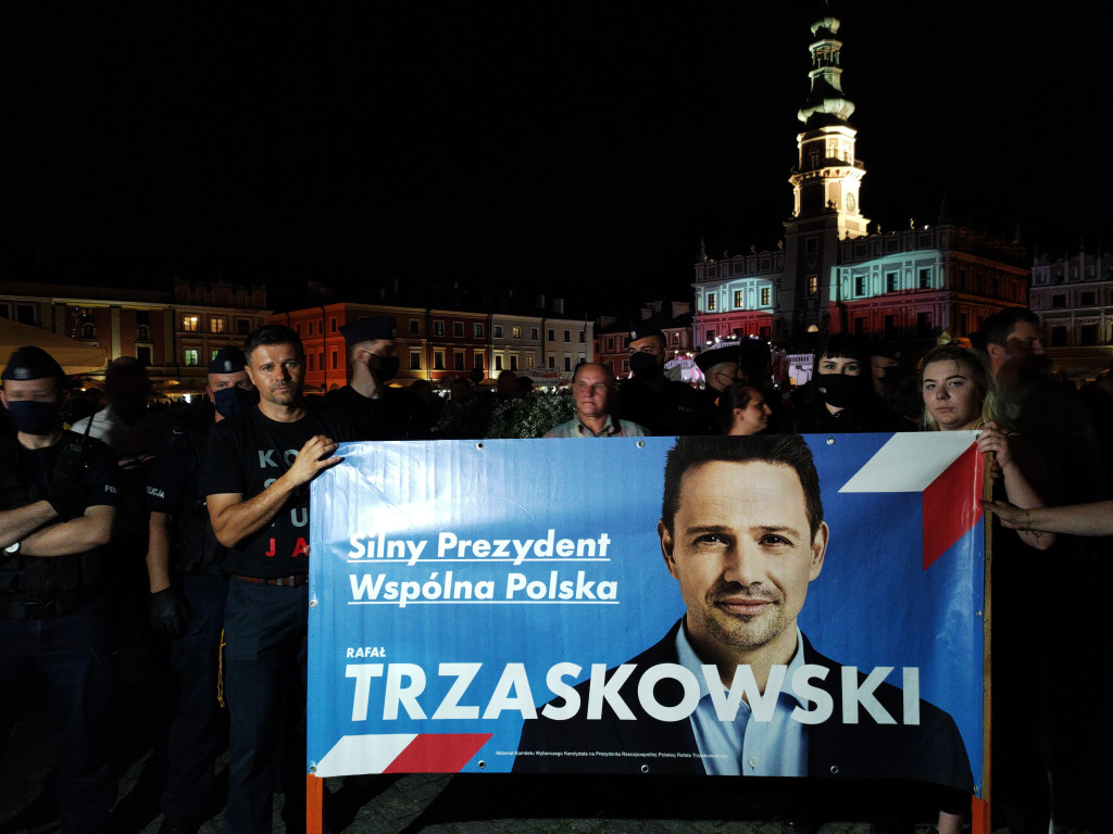 Burzliwy koniec kampanii w Zamościu! Andrzej Duda! Rafał Trzaskowski!